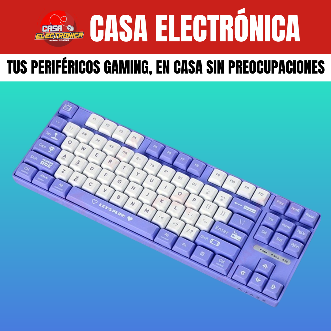 Teclado Mecánico Ajazz AK870MC 85% TKL Gaming