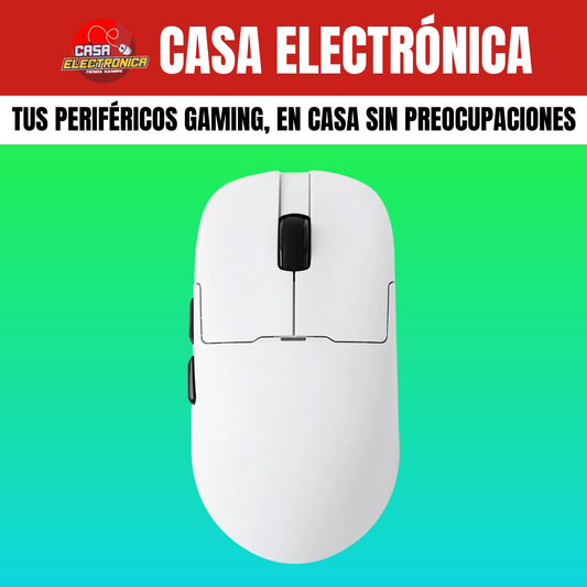 Mouse Inalámbrico Ajazz AJ159 PRO 8K HZ Polling Rate RGB Trimodo Base de Carga