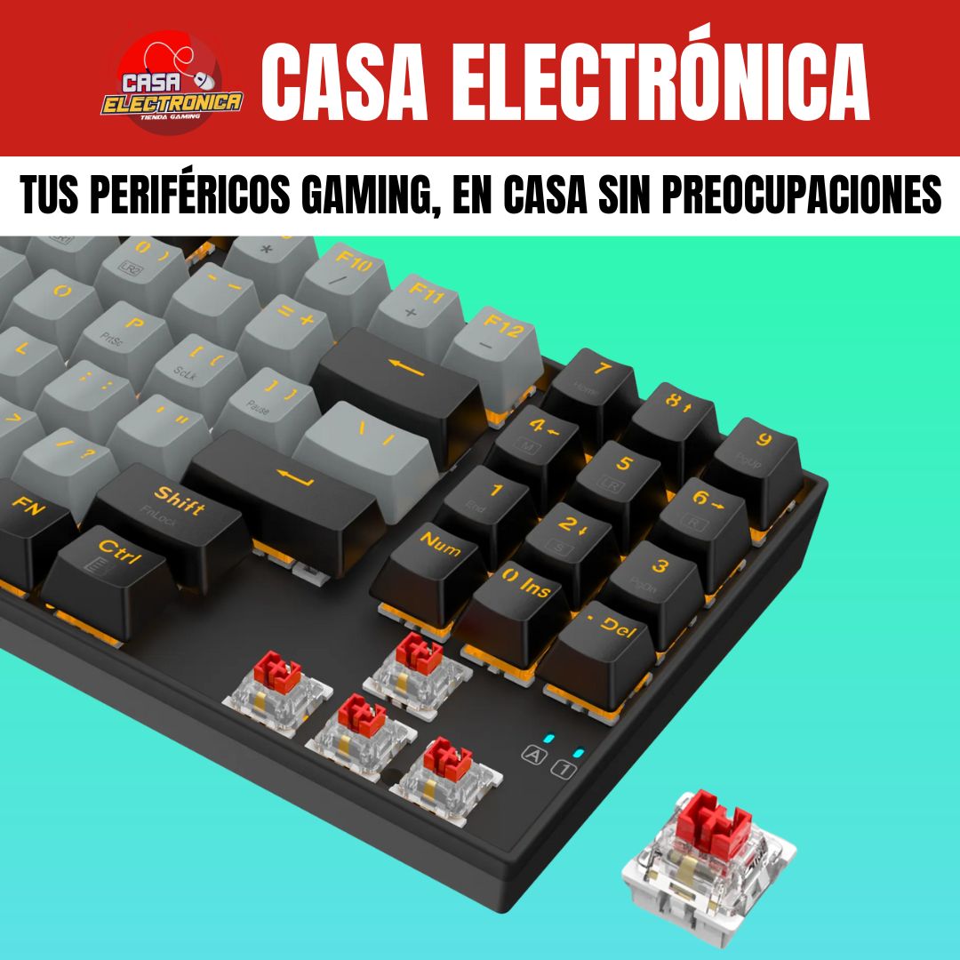 Teclado Mecánico EYooso Z13 LED 90%