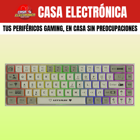 Teclado Mecánico Ajazz AK680 65% Rainbow Gaming