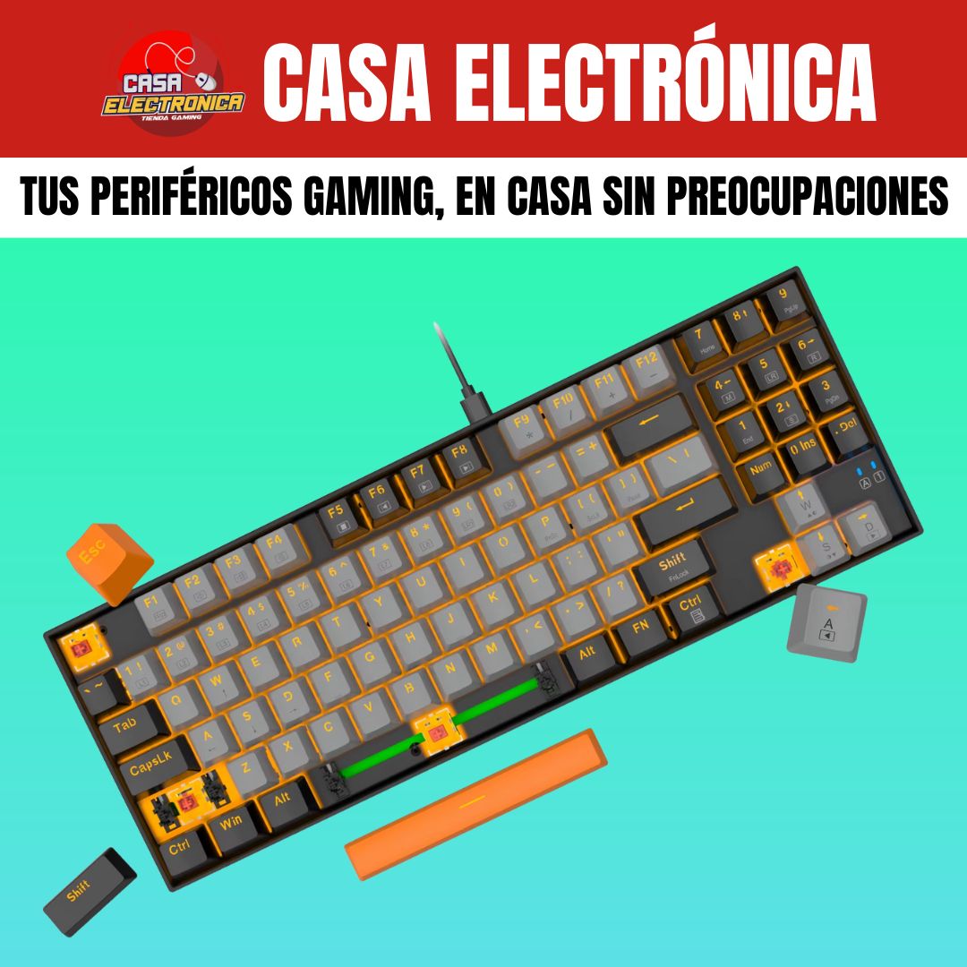 Teclado Mecánico EYooso Z13 LED 90%