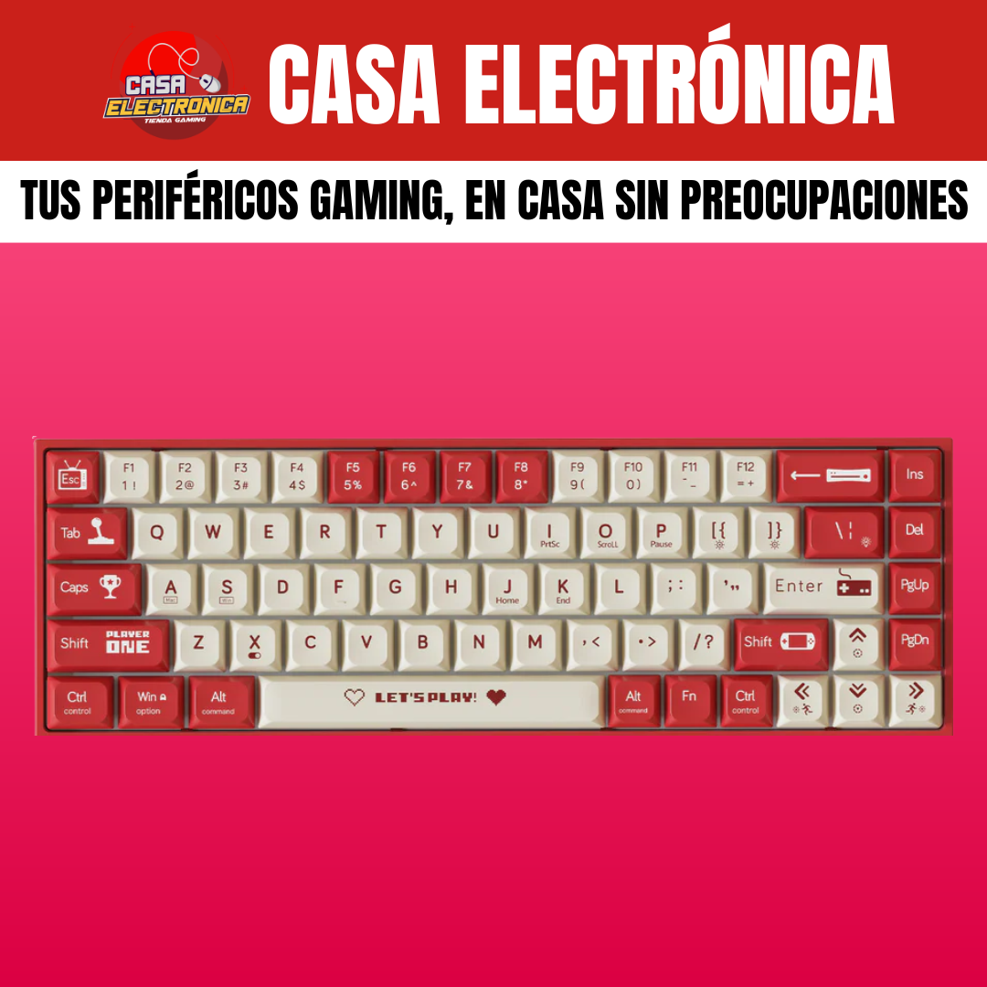 Teclado Mecánico Ajazz AK680 65% Rainbow Gaming