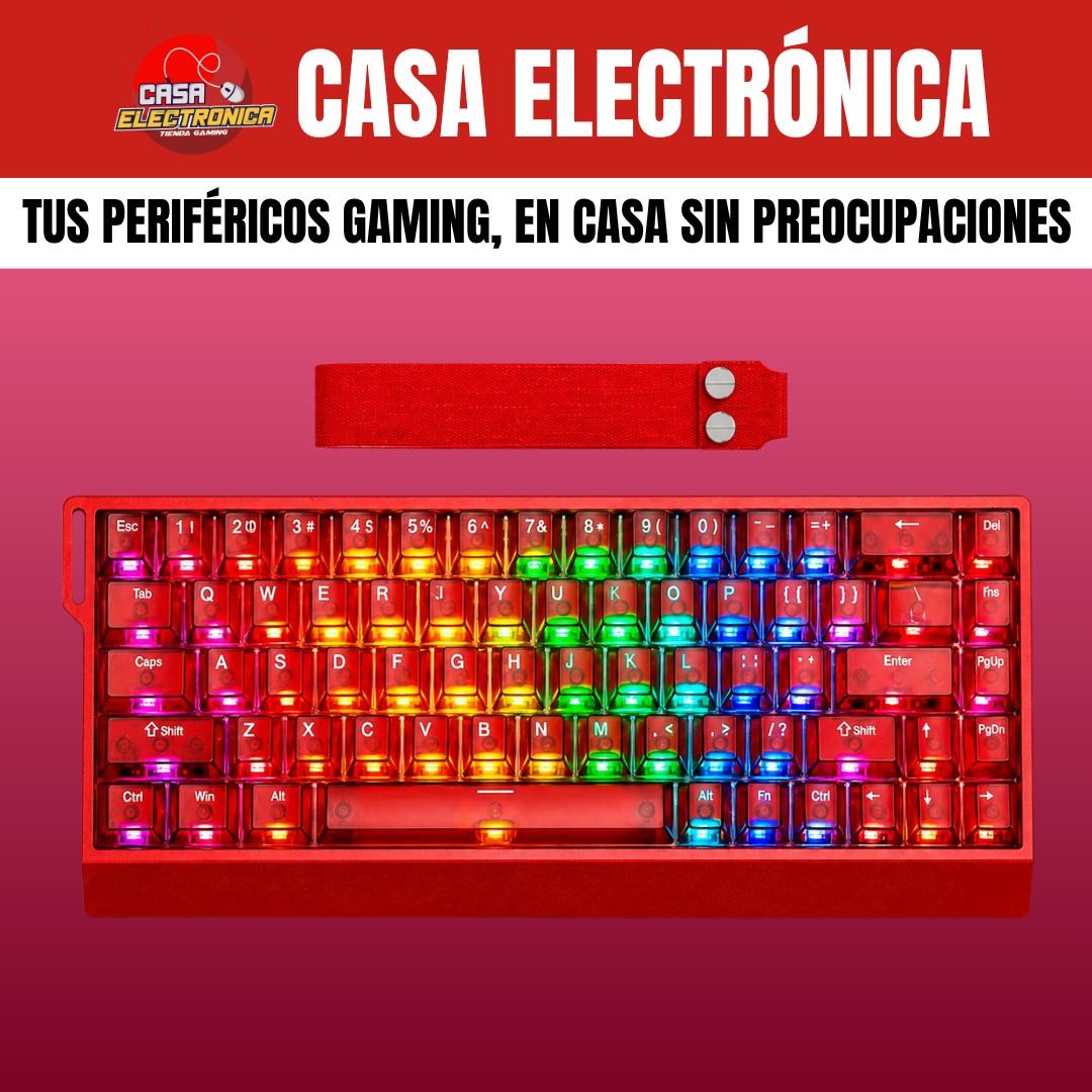 Teclado Magnético Irok Mercury68 PRO 8K HZ Polling Rate RGB 65% Sonido Cremoso Translúcido