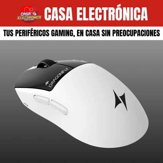 Mouse Inalámbrico ATK A9 Air Competitivo PAW3950 8K MCU Nordic 54L15