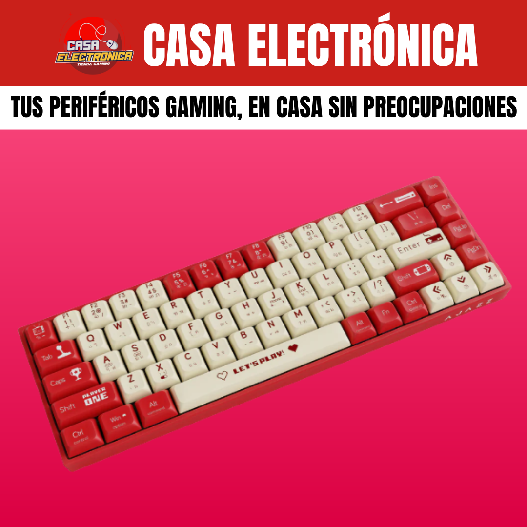 Teclado Mecánico Ajazz AK680 65% Rainbow Gaming