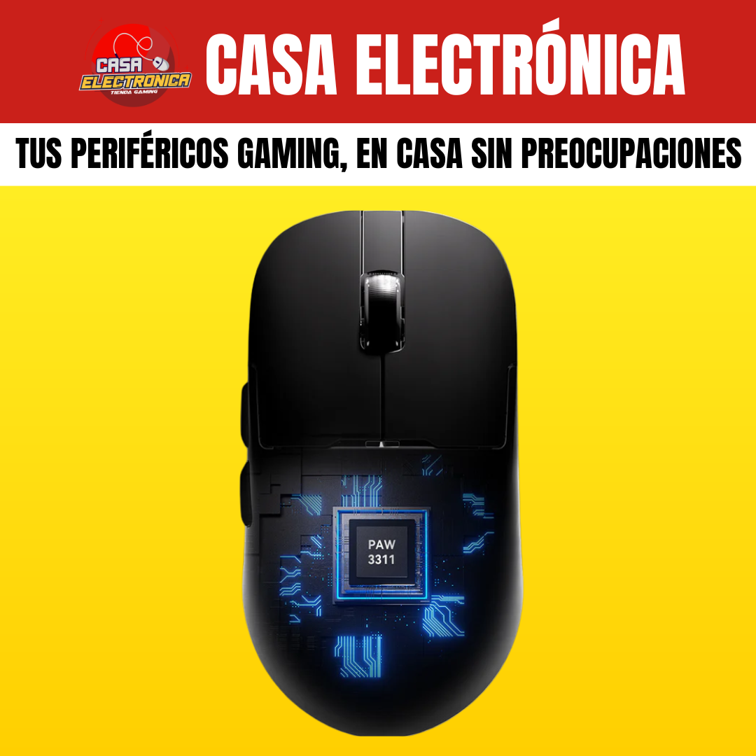 Mouse Inalámbrico Ajazz AJ159P MC Triple Modo Base de Carga