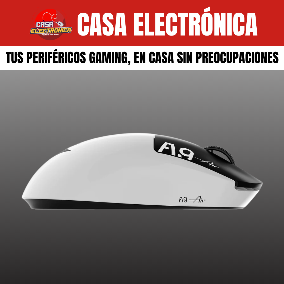 Mouse Inalámbrico ATK A9 Air Competitivo PAW3950 8K MCU Nordic 54L15