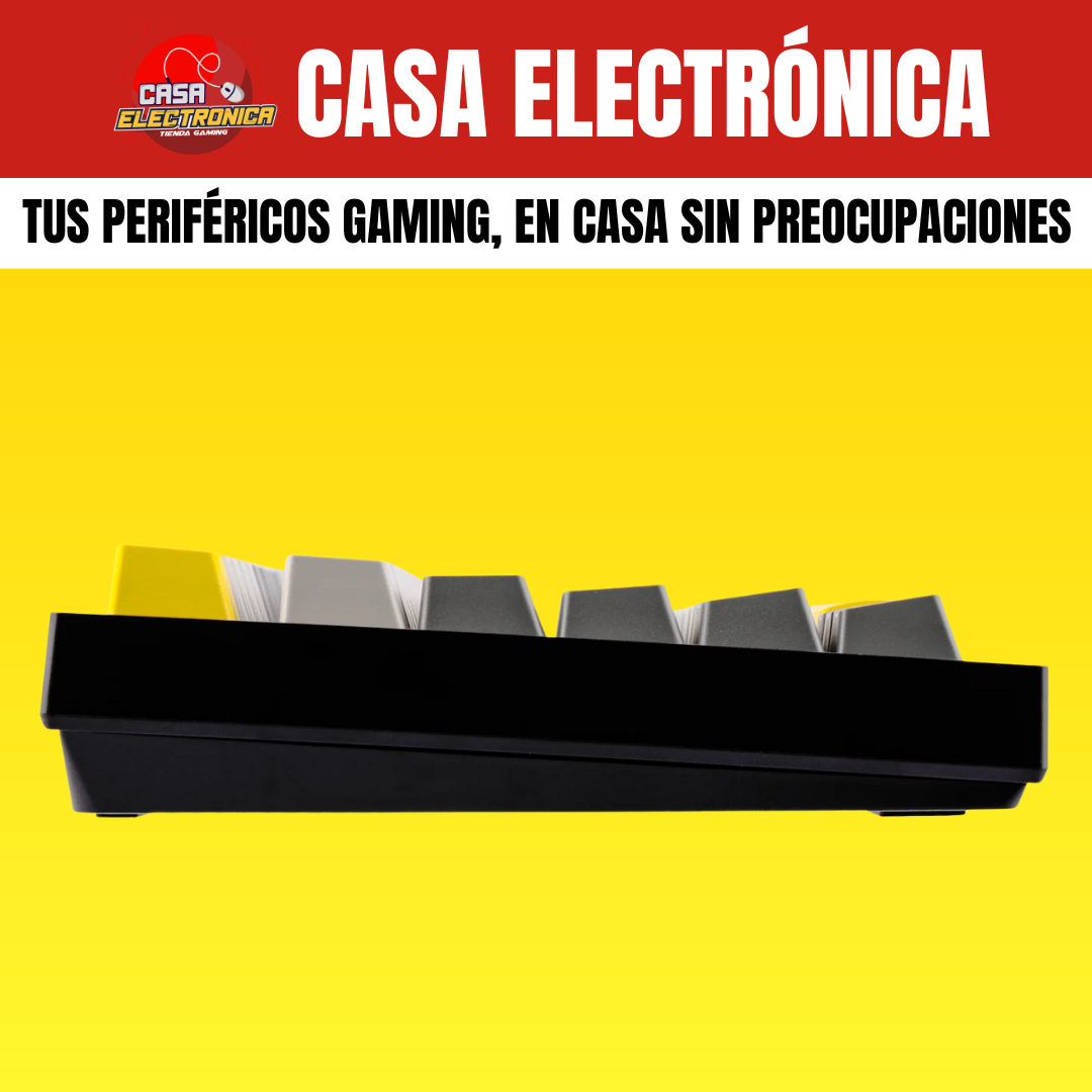Teclado Mecánico Ajazz AK820 Montaje Gasket 75% Sonido Cremoso