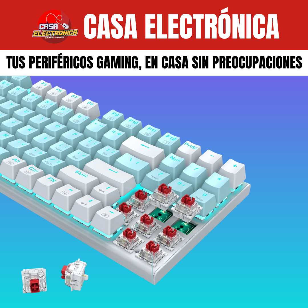 Teclado Mecánico EYooso Z19 Led 90% Gamer