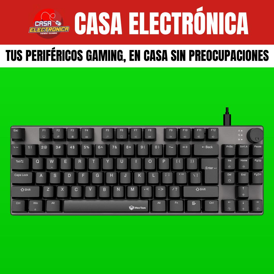 Teclado Mecánico Meetion MK008 PRO 85% RGB TKL
