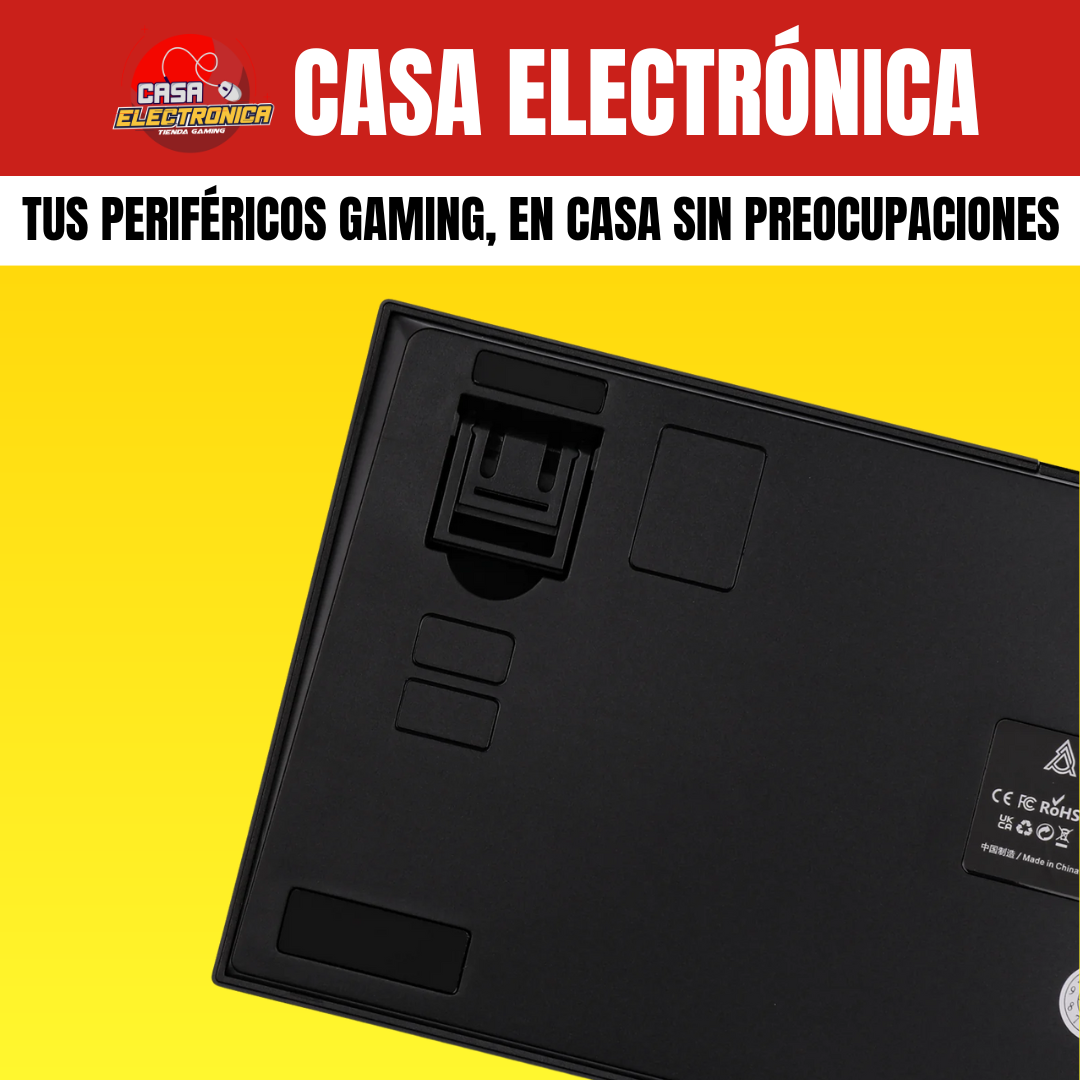 Teclado Mecánico Ajazz AK820 Montaje Gasket 75% Sonido Cremoso