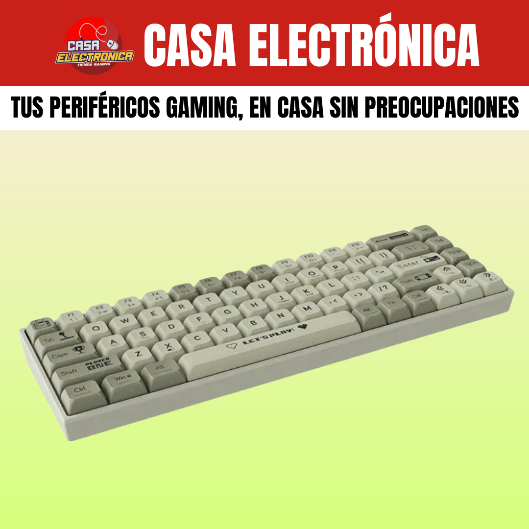 Teclado Mecánico Ajazz AK680 65% Rainbow Gaming