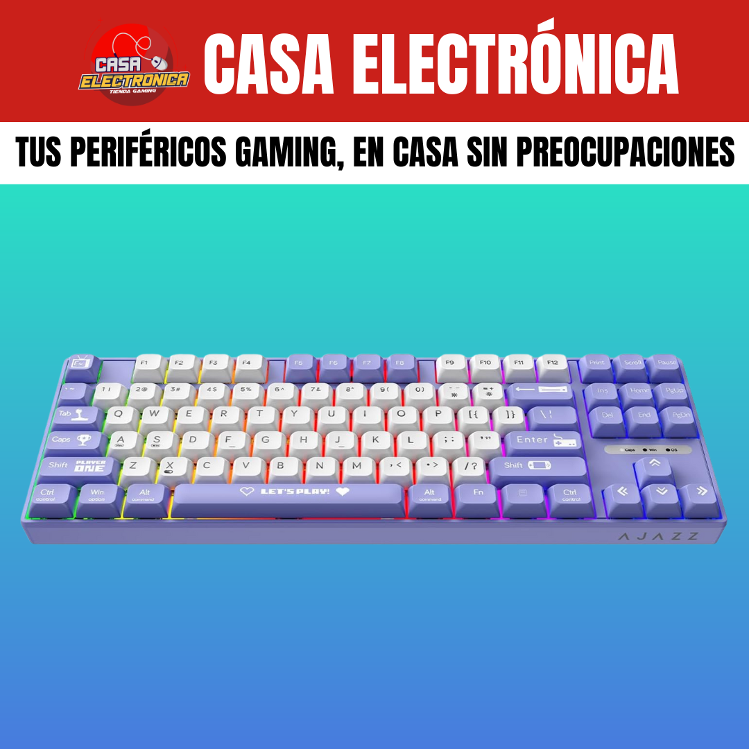 Teclado Mecánico Ajazz AK870MC 85% TKL Gaming