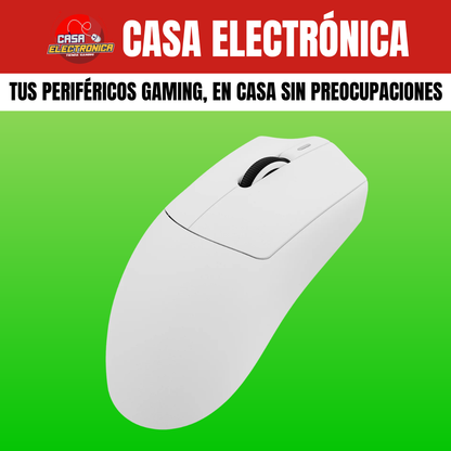 Mouse Inalámbrico Ajazz AJ139P V3 MAX Trimodo Base de Carga RGB Competitivo