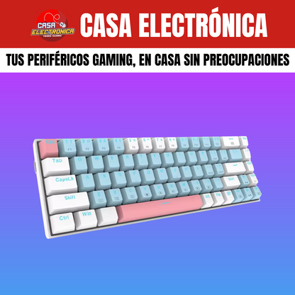 Teclado Mecánico EYooso Z686 Single Light 65%