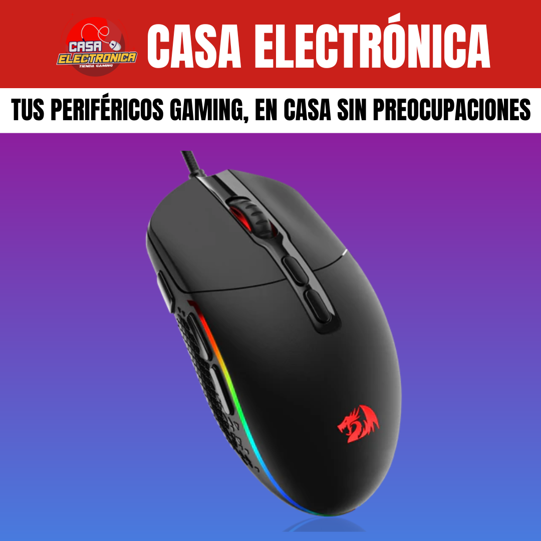 Mouse Redragon Invader M719 RGB Gamer 10.000 DPI