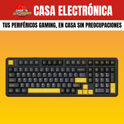 Teclado Cremoso Inalámbrico Attack Shark X98 Trimodo Gasket RGB 100%