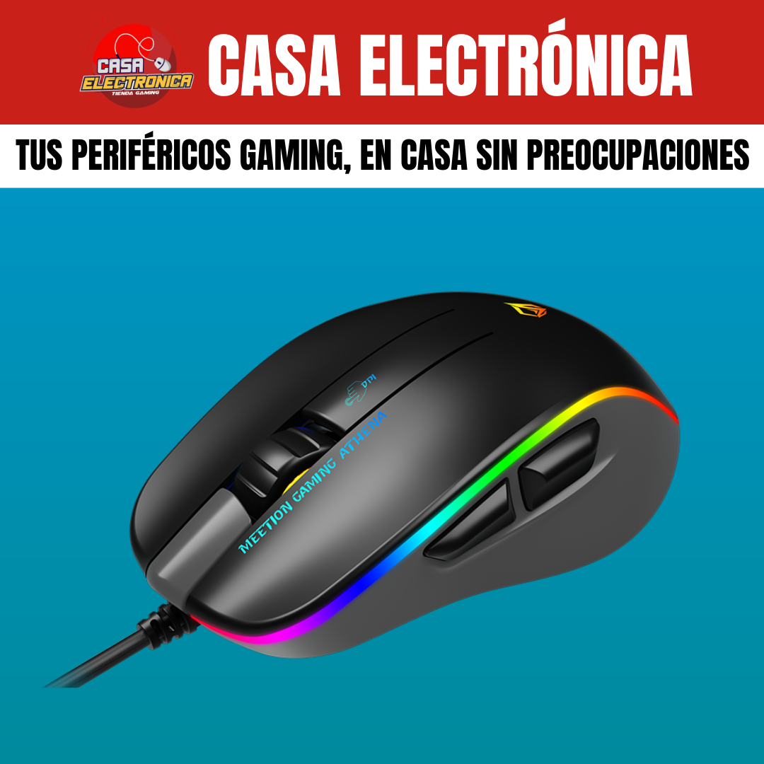 Mouse Meetion GM230 RGB Gamer