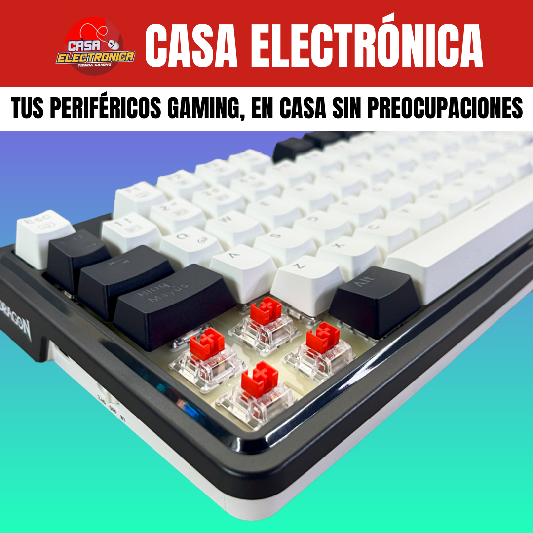 Teclado Mecánico Inalámbrico Redragon Ucal PRO 75% Sonido Cremoso RGB