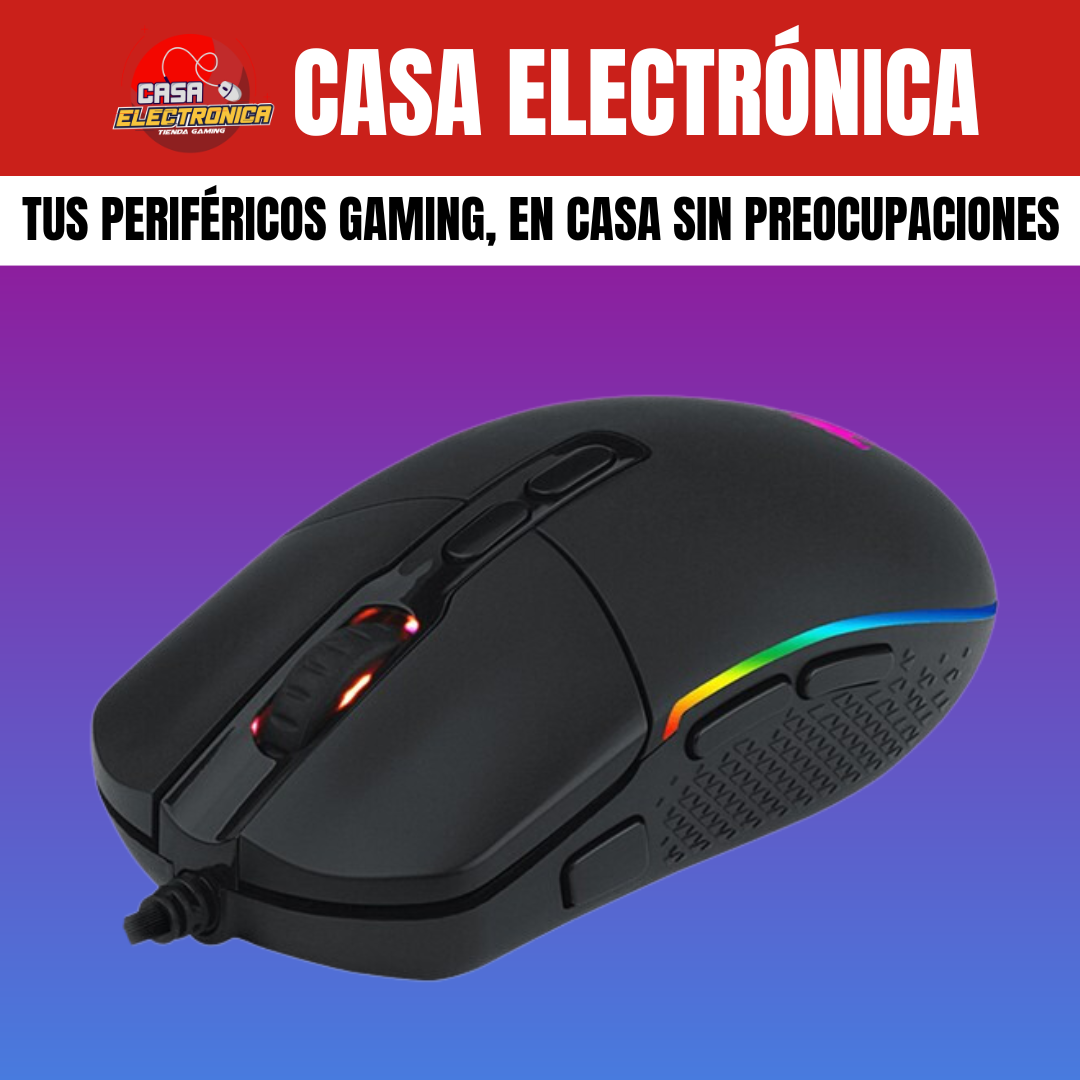 Mouse Redragon Invader M719 RGB Gamer 10.000 DPI