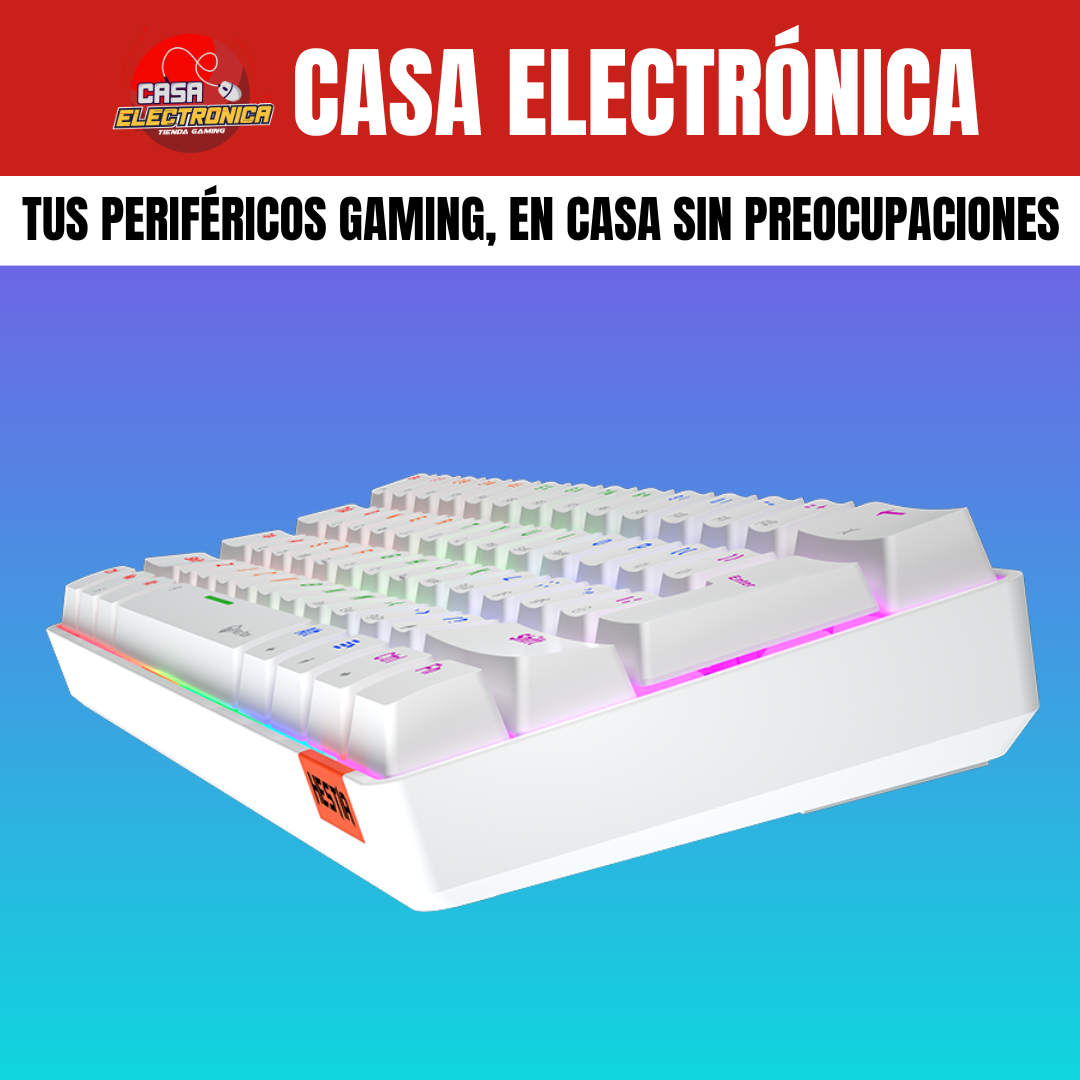 Teclado Mecánico Meetion MK005 Rainbow Led 60%