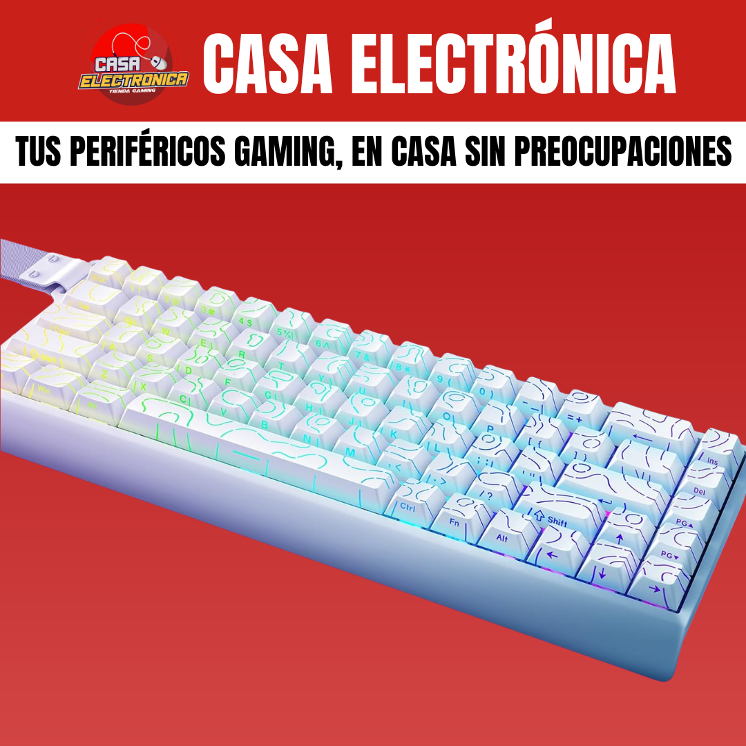 Teclado Magnético Irok Mercury68 8K HZ Polling Rate RGB 65% UltraRápido