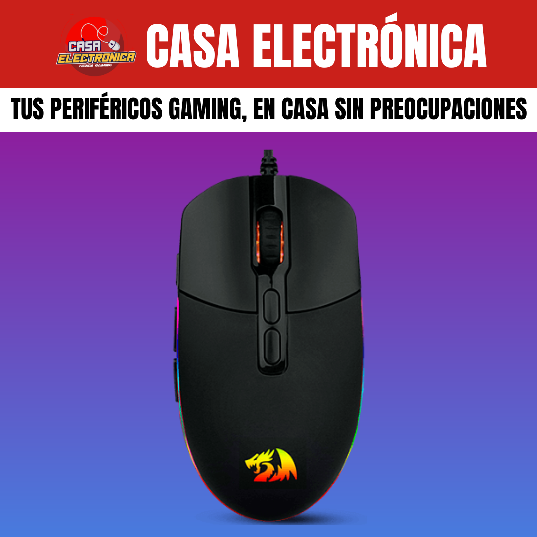 Mouse Redragon Invader M719 RGB Gamer 10.000 DPI