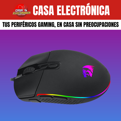 Mouse Redragon Invader M719 RGB Gamer 10.000 DPI