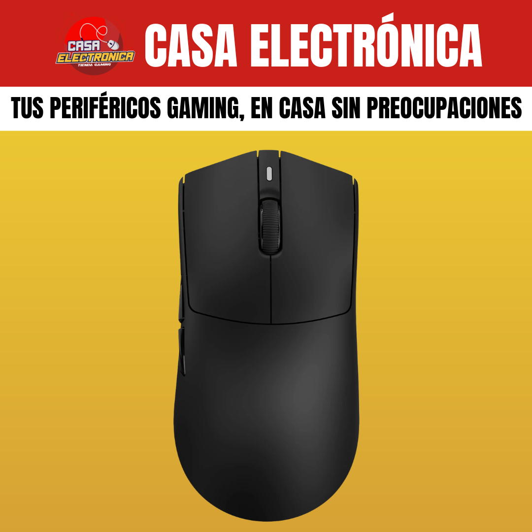 Mouse Inalámbrico Ajazz AJ139P V3 MAX Trimodo Base de Carga RGB Competitivo