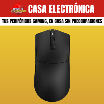 Mouse Inalámbrico Ajazz AJ139P V3 MAX Trimodo Base de Carga RGB Competitivo