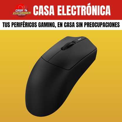 Mouse Inalámbrico Ajazz AJ139P V3 MAX Trimodo Base de Carga RGB Competitivo