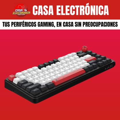 Teclado Inalámbrico Ajazz AK820 Max Plus con Pantalla RGB Gasket Sonido Cremoso 8.000 mAH
