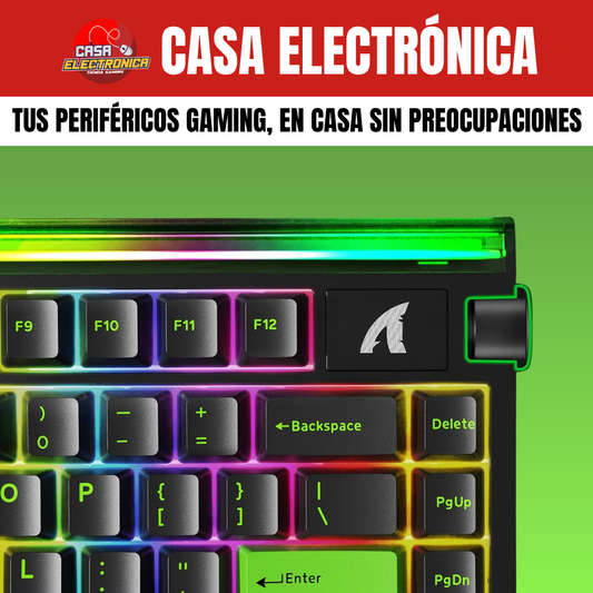 Teclado Magnético Attack Shark R85 He 75% 8K Polling Rate Competitivo RGB Precisión 0,05 mm
