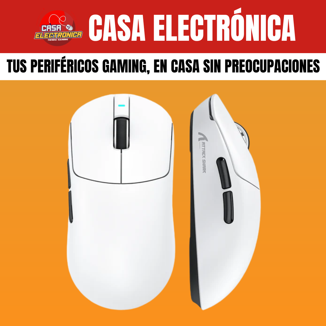 Mouse Inalámbrico Attack Shark X8 PRO Competitivo 8K Polling Rate Trimodo