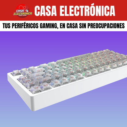 Teclado Magnético Irok Mars75 PRO Competitivo Translúcido 0,001 mm Sonido Cremoso 75% RGB