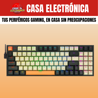 Teclado Mecánico Redragon Kitava K636CLO 90%