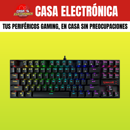 Teclado Mecánico Redragon Kumara K552 TKL RGB