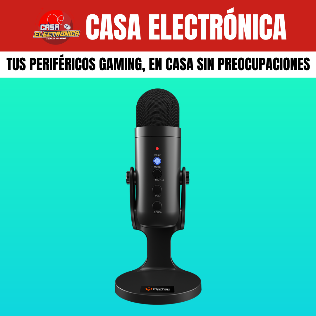 Micrófono Meetion MC20 Gamer Stream