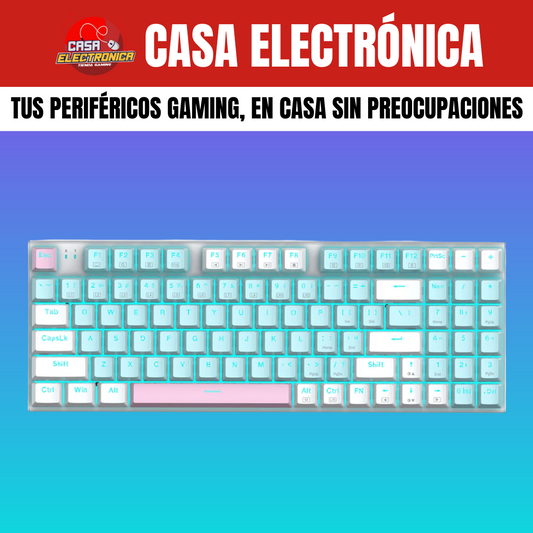 Teclado Mecánico EYooso Z19 Led 90% Gamer