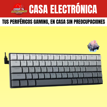 Teclado Magnético EYooso HZ68 Hall Effect Rappid Trigger 8K HZ 65%