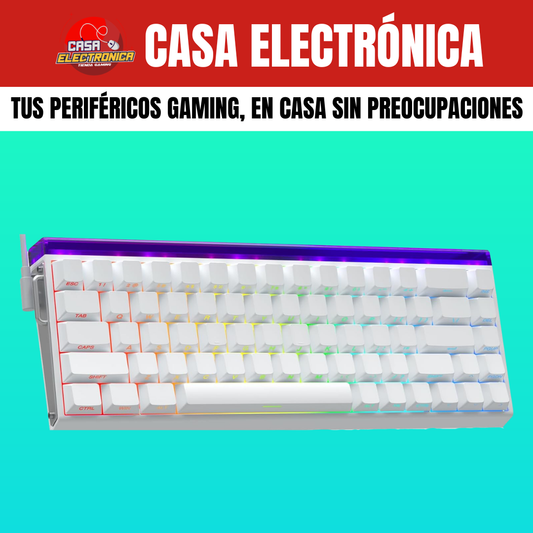 Teclado Magnético Aula Hero68 HE Competitivo Ultra Rápido 8K HZ RGB 65%