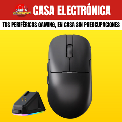 Mouse Inalámbrico Ajazz AJ159P MC Triple Modo Base de Carga
