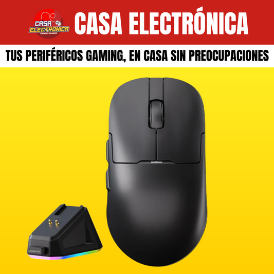 Mouse Inalámbrico Ajazz AJ159P MC Triple Modo Base de Carga