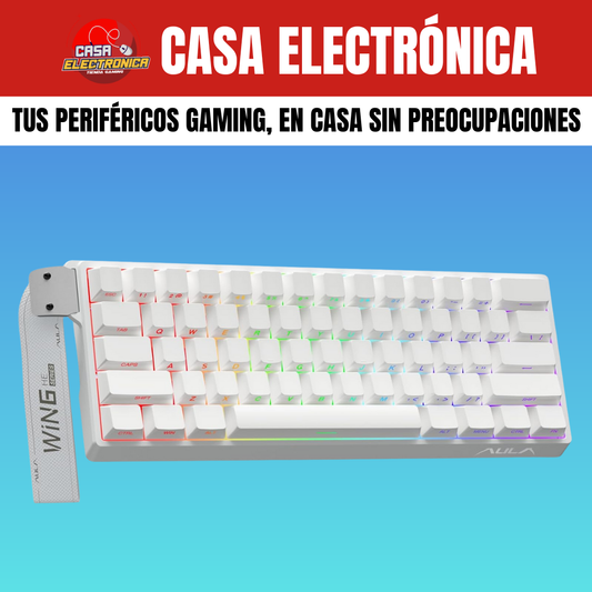 Teclado Magnético Aula Win60 He 8.000 Polling Rate RGB Rappid Trigger