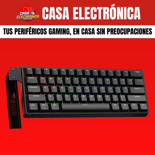 Teclado Magnético Aula Win60 HE Rappid Trigger RGB 60% 8K HZ