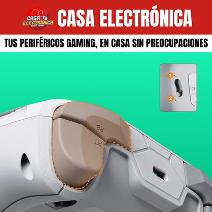 Mando Ajazz GP100 con Base de Carga Hall Effect RGB 800 mAH Trimodo