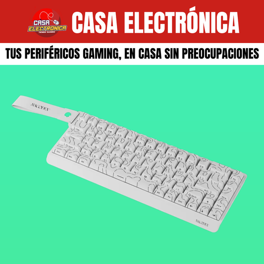 Teclado Mecánico Ajazz NK68 V2 65% Rainbow Reclinable Moderno Gaming