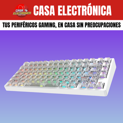 Teclado Magnético Irok Mars75 PRO Competitivo Translúcido 0,001 mm Sonido Cremoso 75% RGB
