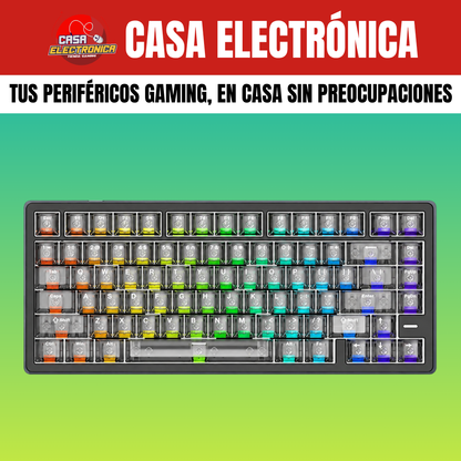 Teclado Magnético Irok Mars75 PRO Competitivo Translúcido 0,001 mm Sonido Cremoso 75% RGB