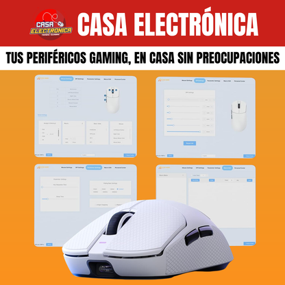 Mouse Inalámbrico Attack Shark X8 PRO Competitivo 8K Polling Rate Trimodo